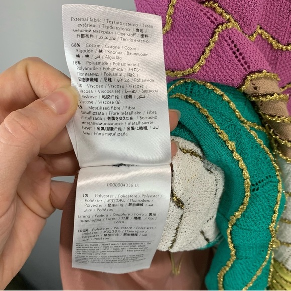 M MISSONI Chevron Patterned Flared Dress - Picture 7 of 11